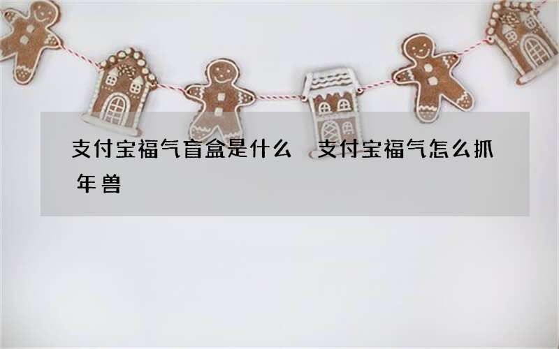 支付宝福气盲盒是什么 支付宝福气怎么抓年兽